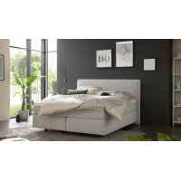 Interliving Boxspringbett Serie 1421 hellgrauer...