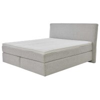 Interliving Boxspringbett Serie 1421 hellgrauer...