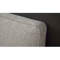 Interliving Boxspringbett Serie 1421 hellgrauer Stoffbezug Pollux 80 - Liegefläche ca. 180 x 200 cm