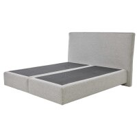 Interliving Boxspringbett Serie 1421 hellgrauer Stoffbezug Pollux 80 - Liegefläche ca. 180 x 200 cm