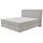 Interliving Boxspringbett Serie 1421 hellgrauer Stoffbezug Pollux 80 - Liegefläche ca. 180 x 200 cm