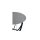 Beistelltisch Maya 1 Hellgrau & Schwarz - Durchmesser ca. 50 cm