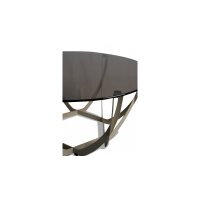 Couchtisch Maya 2 Bronze & Cremeweiß - Durchmesser ca. 80 cm