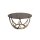 Couchtisch Maya 2 Bronze & Cremeweiß - Durchmesser ca. 80 cm