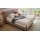 Interliving Boxspring Bett Serie 1421 magnolienfarbener Bezug Freya 160 - Liegefläche ca. 180 x 200 cm