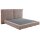 Interliving Boxspring Bett Serie 1421 magnolienfarbener Bezug Freya 160 - Liegefläche ca. 180 x 200 cm