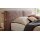 Interliving Boxspring Bett Serie 1421 magnolienfarbener Bezug Freya 160 - Liegefläche ca. 180 x 200 cm