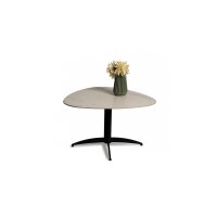 Couchtisch Tokio 2 Weiß & Schwarz - ca. 75 x 40 cm