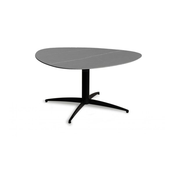 Couchtisch Tokio 1 Hellgrau & Schwarz - ca. 40 x 35 cm