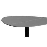 Couchtisch Tokio 1 Hellgrau & Schwarz - ca. 40 x 35 cm