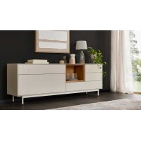 Interliving Wohnzimmer Serie 2034 - Sideboard beiger Lack...