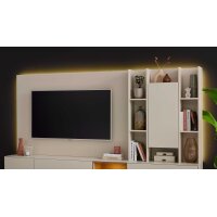 Interliving Wohnzimmer Serie 2034 - Aufsatzregal beiger...