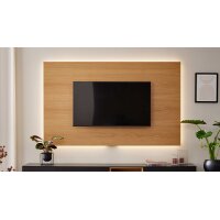 Interliving Wohnzimmer Serie 2034 - Wandpaneel Eiche - ca. 240 x 122 cm