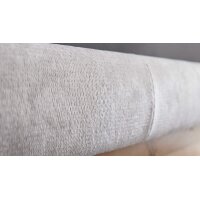 Interliving Schlafzimmer Serie 1015 – Komplettzimmer Wildeiche & silberfarbener Bezug Etna – fünftürig, Liegefläche 180 x 200 cm