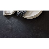 Interliving Esszimmer Serie 5123 – Kulissentisch Glas-Keramik Oxid & schwarzes Metall - ca. 220 - 340 x 100 cm
