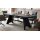 Interliving Esszimmer Serie 5123 – Kulissentisch Glas-Keramik Oxid & schwarzes Metall - ca. 220 - 340 x 100 cm