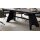 Interliving Esszimmer Serie 5123 – Kulissentisch Glas-Keramik Oxid & schwarzes Metall - ca. 220 - 340 x 100 cm