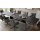 Interliving Esszimmer Serie 5123 – Kulissentisch Glas-Keramik Oxid & schwarzes Metall - ca. 220 - 340 x 100 cm