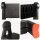 vidaXL Leiter Schwarz und Rot 46 x 30 x 63 cm PP und Elastomer Schwarz 42033392