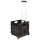 vidaXL Wagen Schwarz und Rot 35 x 39 x 92 cm PP und Elastomer Schwarz 42033393