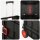 vidaXL Wagen Schwarz und Rot 35 x 39 x 92 cm PP und Elastomer Schwarz 42033393