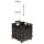 vidaXL Wagen Schwarz und Rot 35 x 39 x 92 cm PP und Elastomer Schwarz 42033393