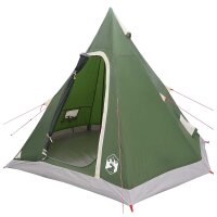 vidaXL 3 Personen Grün 185T Polyester mit...
