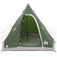 vidaXL 3 Personen Grün 185T Polyester mit PU-Beschichtung Grün 42042206