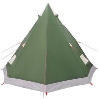 vidaXL 3 Personen Grün 185T Polyester mit PU-Beschichtung Grün 42042206