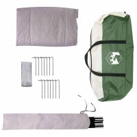 vidaXL 3 Personen Grün 185T Polyester mit PU-Beschichtung Grün 42042206