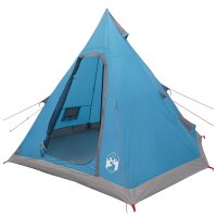 vidaXL 3 Personen Blau 185T Polyester mit PU-Beschichtung...