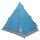 vidaXL 3 Personen Blau 185T Polyester mit PU-Beschichtung Blau 42042207