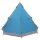 vidaXL 3 Personen Blau 185T Polyester mit PU-Beschichtung Blau 42042207
