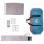 vidaXL 3 Personen Blau 185T Polyester mit PU-Beschichtung Blau 42042207