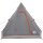 vidaXL 3 Personen Grau und Orange 185T Polyester mit PU-Beschichtung Grau 42042208