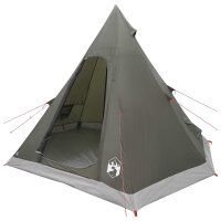 vidaXL 3 Personen Olivegrün 185T Polyester mit...