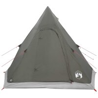 vidaXL 3 Personen Olivegrün 185T Polyester mit PU-Beschichtung Grün 42042209