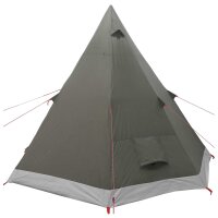 vidaXL 3 Personen Olivegrün 185T Polyester mit PU-Beschichtung Grün 42042209
