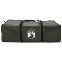 vidaXL 3 Personen Olivegrün 185T Polyester mit PU-Beschichtung Grün 42042209