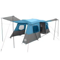 vidaXL 3 Personen 3-Personen Blau 185T Polyester mit...