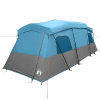 vidaXL 3 Personen 3-Personen Blau 185T Polyester mit PU-Beschichtung Blau 42042275