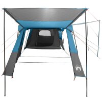 vidaXL 3 Personen 3-Personen Blau 185T Polyester mit PU-Beschichtung Blau 42042275