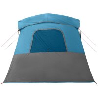 vidaXL 3 Personen 3-Personen Blau 185T Polyester mit PU-Beschichtung Blau 42042275