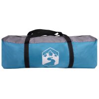 vidaXL 3 Personen 3-Personen Blau 185T Polyester mit PU-Beschichtung Blau 42042275