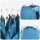 vidaXL 3 Personen 3-Personen Blau 185T Polyester mit PU-Beschichtung Blau 42042275