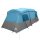 vidaXL 3 Personen 3-Personen Blau 185T Polyester mit PU-Beschichtung Blau 42042275
