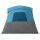 vidaXL 3 Personen 3-Personen Blau 185T Polyester mit PU-Beschichtung Blau 42042275