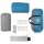 vidaXL 3 Personen 3-Personen Blau 185T Polyester mit PU-Beschichtung Blau 42042275
