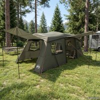 vidaXL 3 Personen 3-Personen Olivegrün Grün...