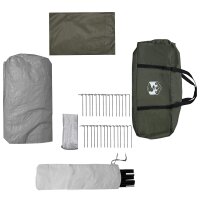 vidaXL 3 Personen 3-Personen Olivegrün Grün 42042277